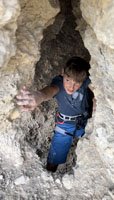 Höhle beim Secteur Soleil couchant